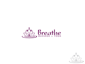 Logo Design by Alien Cookie for Breathe Massage & Yoga | Design: #1150384