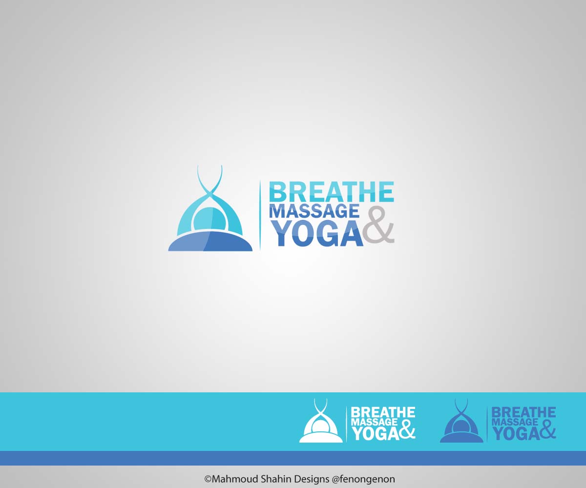 Design de Logo par Mahmoud Shahin pour Breathe Massage & Yoga | Design #1145373
