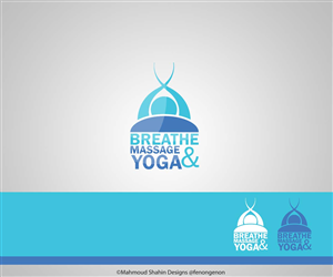Logo Design by Mahmoud Shahin for Breathe Massage & Yoga | Design: #1145388