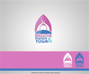 Logo Design by Mahmoud Shahin for Breathe Massage & Yoga | Design: #1145422