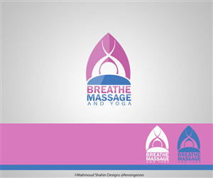 Logo Design by Mahmoud Shahin for Breathe Massage & Yoga | Design: #1146552