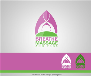 Logo Design by Mahmoud Shahin for Breathe Massage & Yoga | Design: #1146832