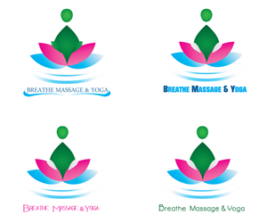 Logo Design by ABVGraphicDesigner for Breathe Massage & Yoga | Design: #1146300