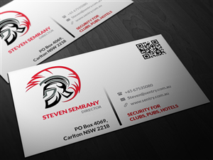 Security Business card | Business Card Design by Pointless Pixels India