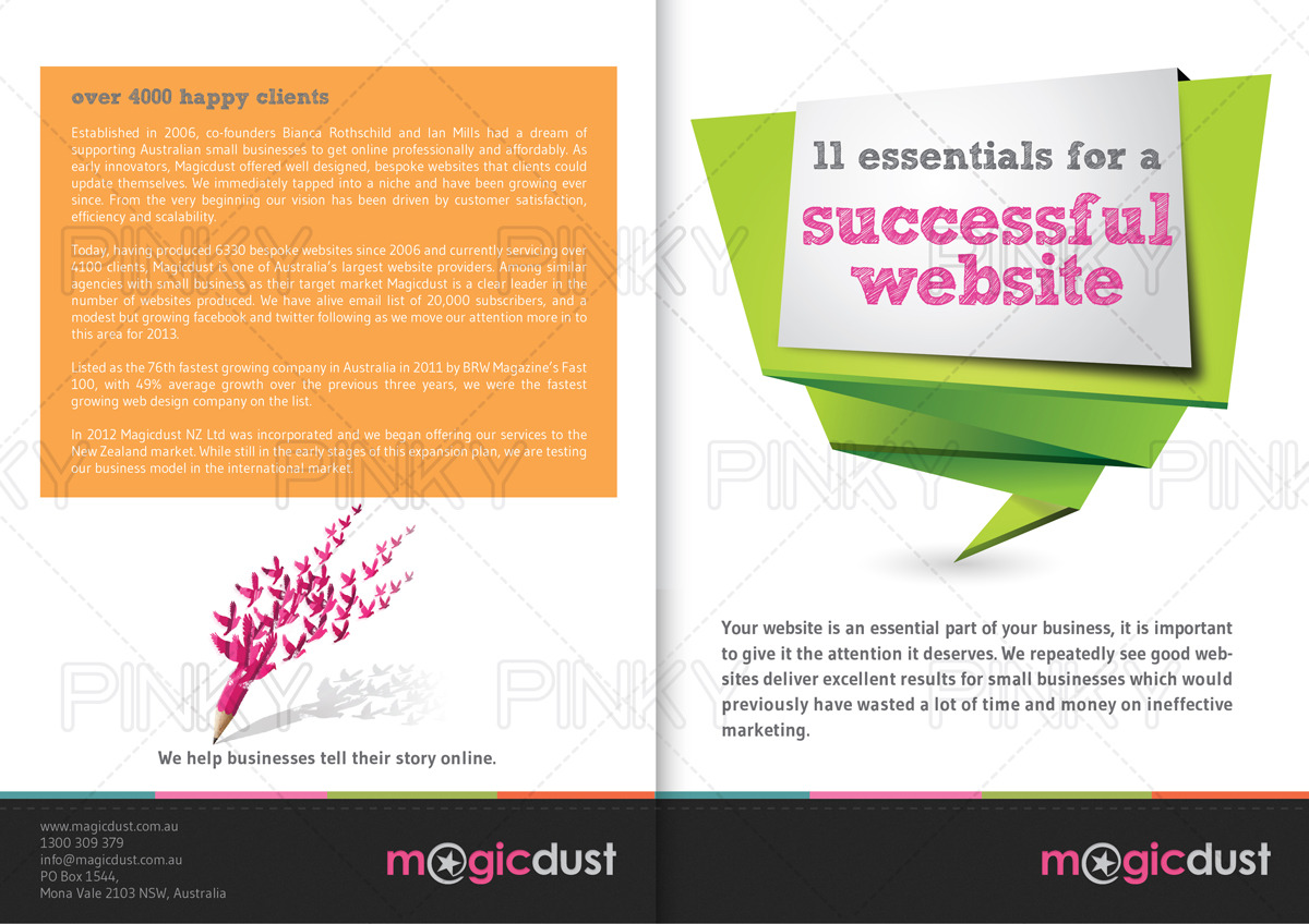 Brochure Design by Pinky  for this project | Design #4126359