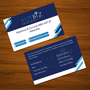 Business Card Design by Tariq Shamim