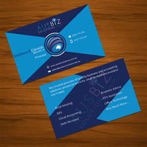 Diseño de Tarjeta de Presentación por Tariq Shamim para AusBiz Solutions.com.au | Diseño: #4171771