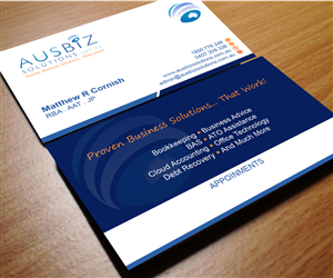 Diseño de Tarjeta de Presentación por Aaaron para AusBiz Solutions.com.au | Diseño: #4166925