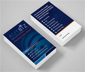 Diseño de Tarjeta de Presentación por ALSADESIGN para AusBiz Solutions.com.au | Diseño: #4166815