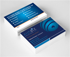 Diseño de Tarjeta de Presentación por ALSADESIGN para AusBiz Solutions.com.au | Diseño: #4172042