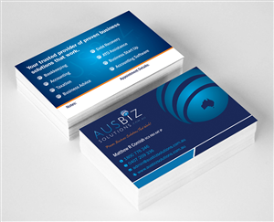 Diseño de Tarjeta de Presentación por ALSADESIGN para AusBiz Solutions.com.au | Diseño: #4176558