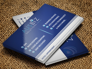 Diseño de Tarjeta de Presentación por Pointless Pixels India para AusBiz Solutions.com.au | Diseño: #4166506