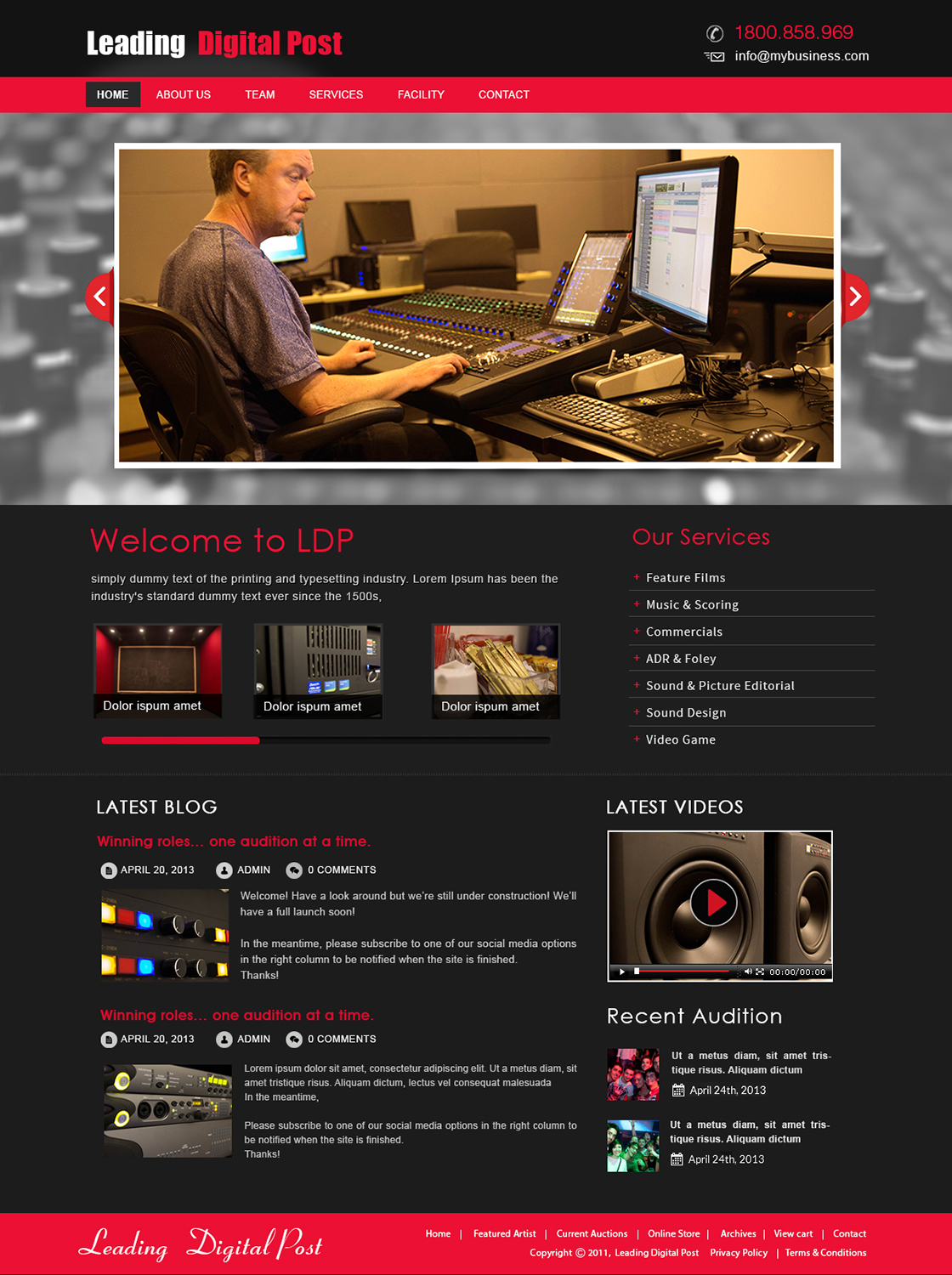 Web Design by webxvision for this project | Design #4172425