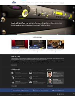 Web Design by pb for this project | Design: #4122887
