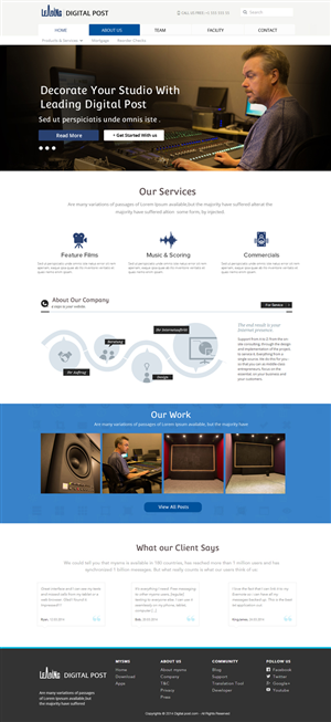 Web Design by OM for this project | Design: #4142294