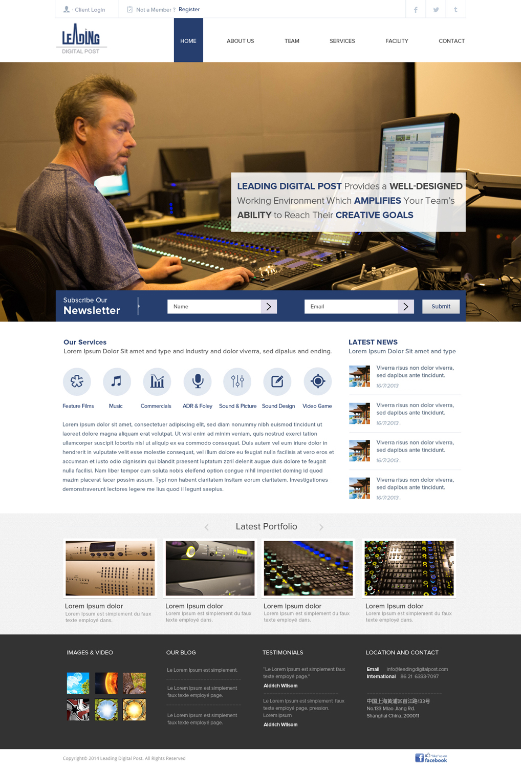 Web Design by OM for this project | Design #4142334