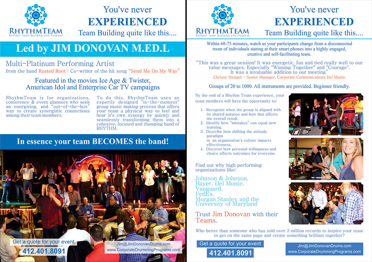 Flyer-Design von Neha Dsouza für Yoga Om Essentials DBA Jim Donovan Music | Design #4142405