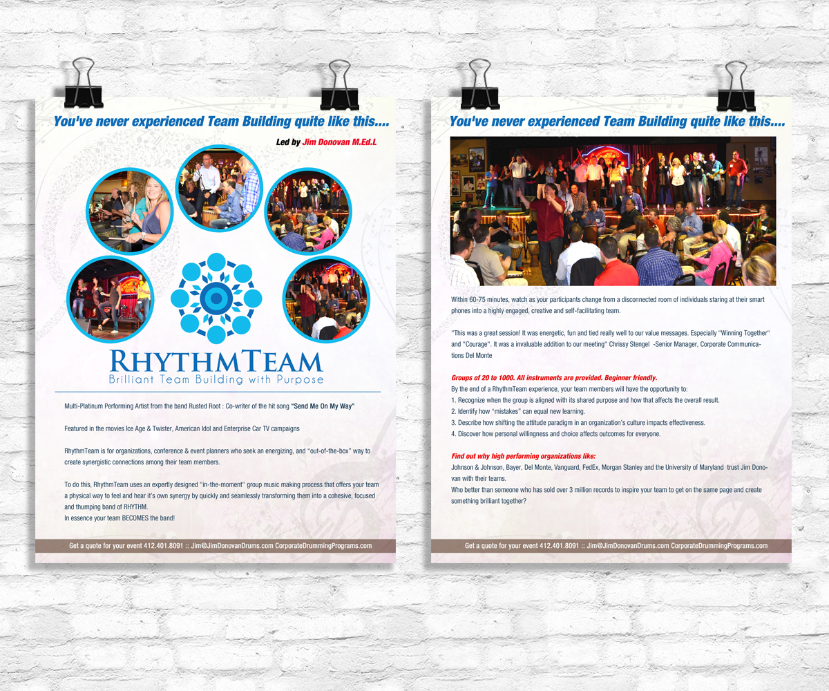 Flyer Design by Ashok Kumar for Yoga Om Essentials DBA Jim Donovan Music | Design #4165383