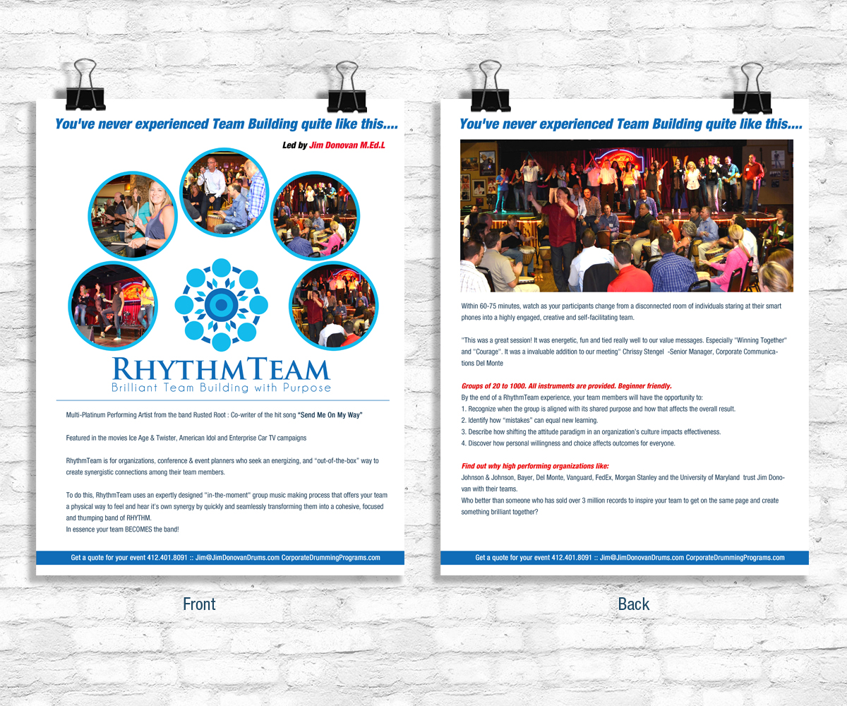 Flyer Design by Ashok Kumar for Yoga Om Essentials DBA Jim Donovan Music | Design #4170021