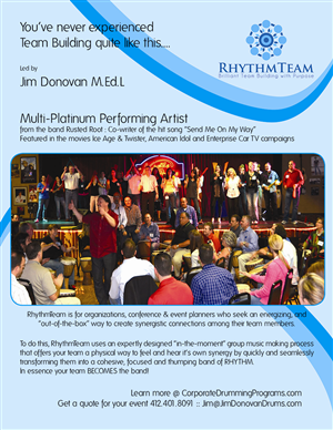 Design de Flyer par Ricardo Santanna pour Yoga Om Essentials DBA Jim Donovan Music | Design #4125488