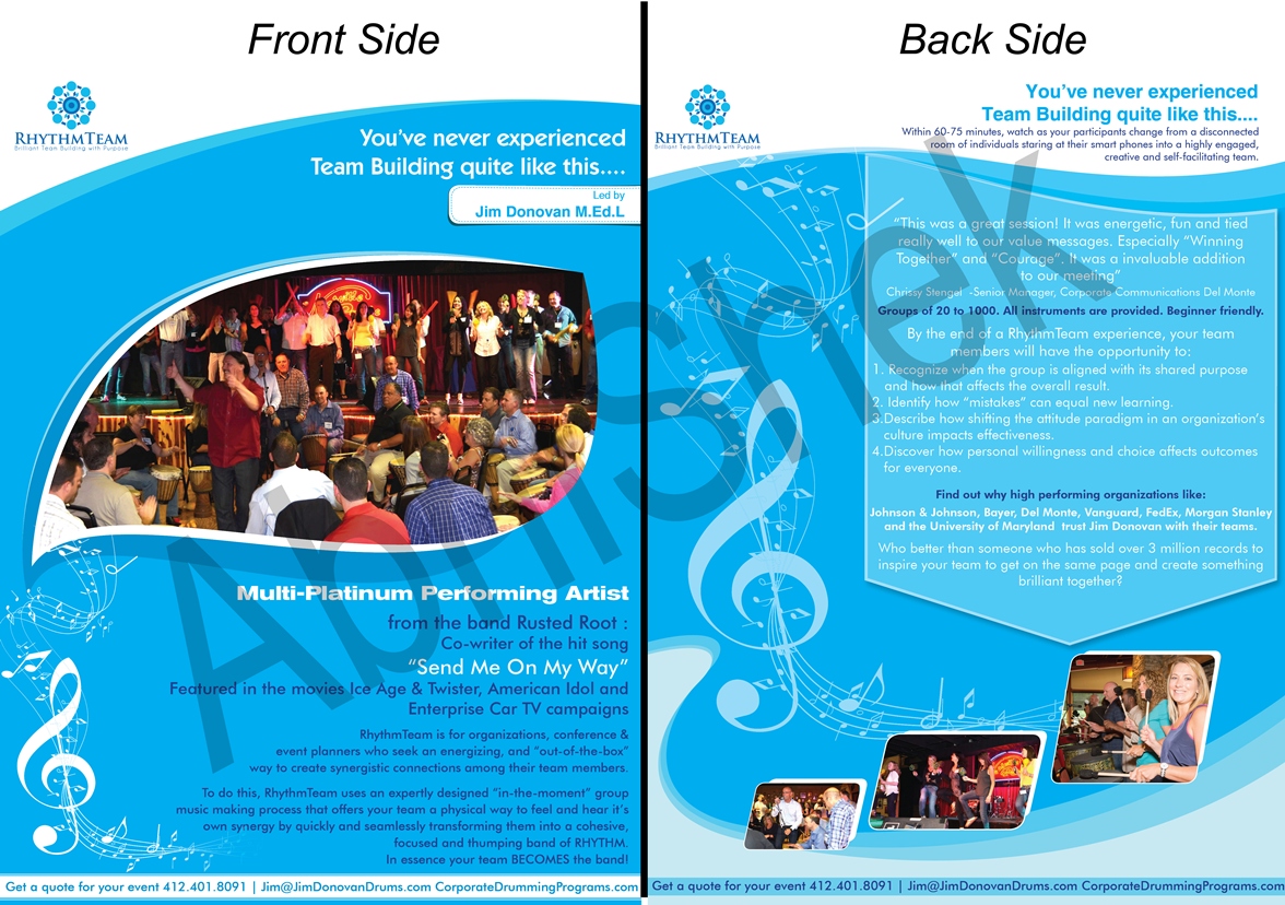 Diseño de Flyer por Abhishake  para Yoga Om Essentials DBA Jim Donovan Music | Diseño #4137248