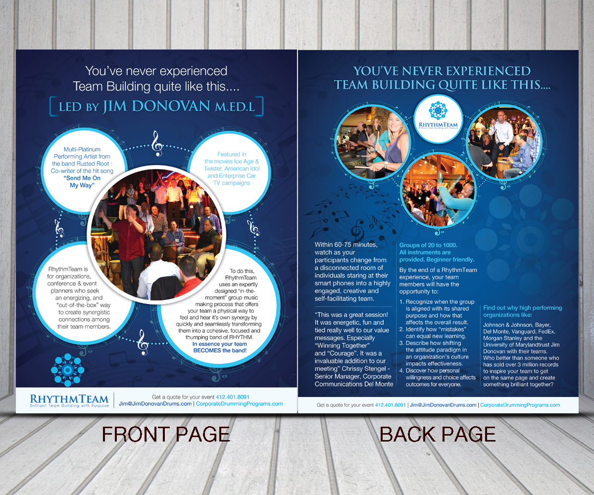 Flyer Design by Mahendran  for Yoga Om Essentials DBA Jim Donovan Music | Design #4155364