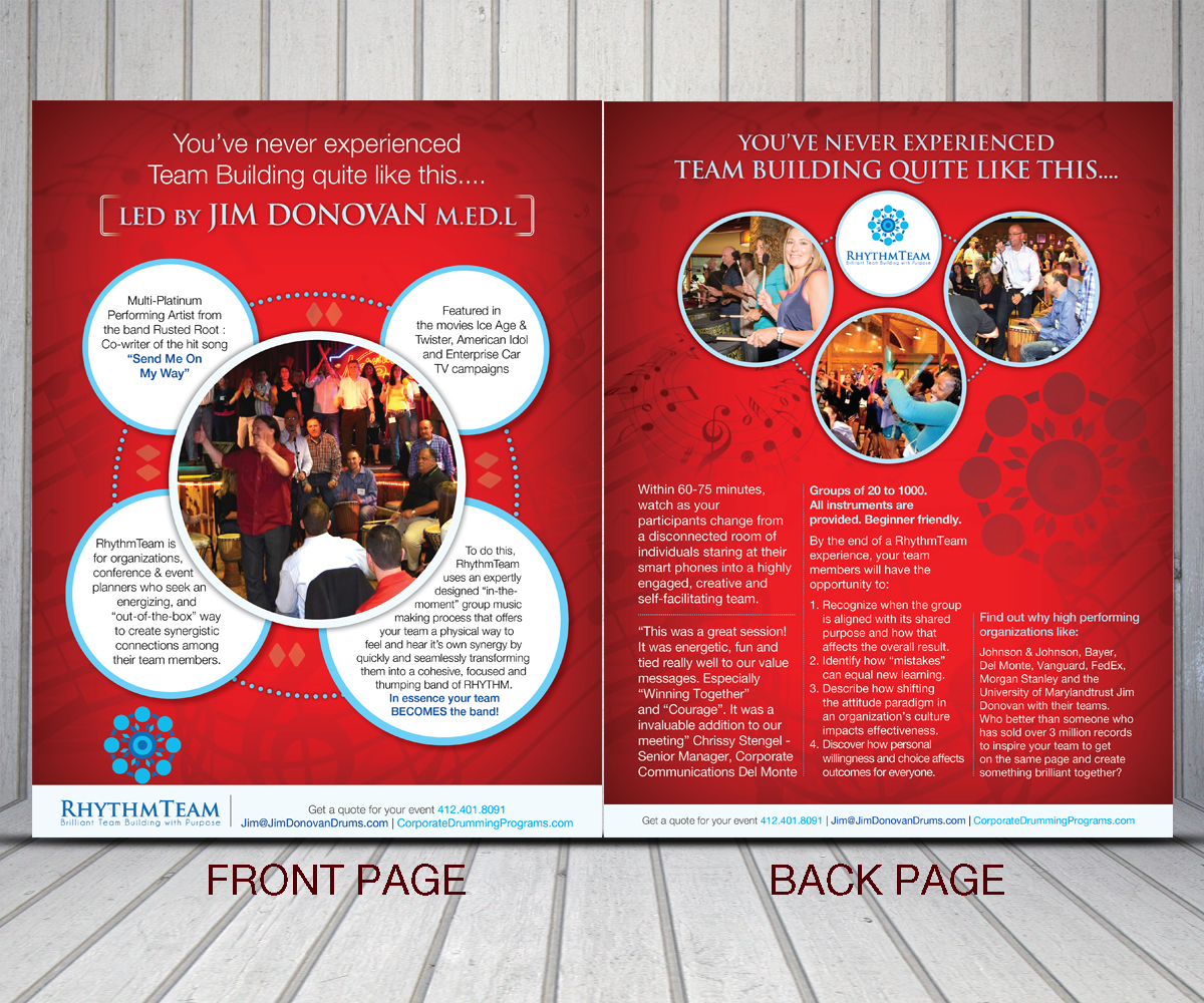 Flyer Design by Mahendran  for Yoga Om Essentials DBA Jim Donovan Music | Design #4155371