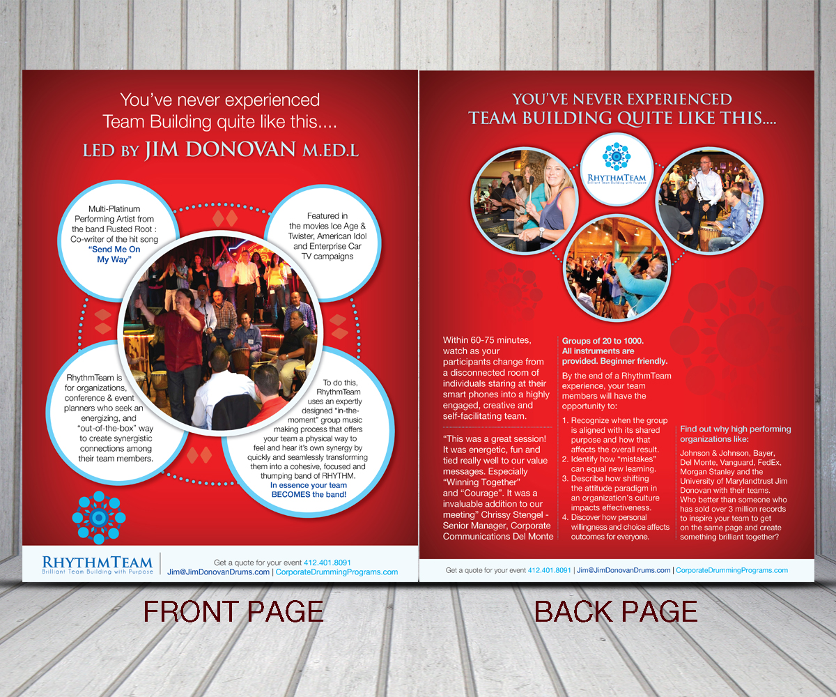 Flyer Design by Mahendran  for Yoga Om Essentials DBA Jim Donovan Music | Design #4169367
