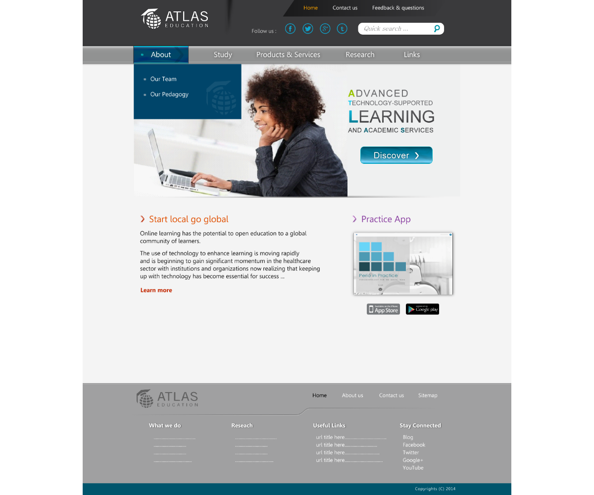 Web Design by Mizadesigner for this project | Design #4124697