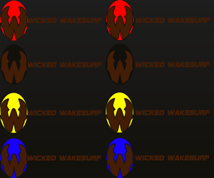 Logo Design by drawerguy for Wicked Wakesurf Designs | Design #4128829