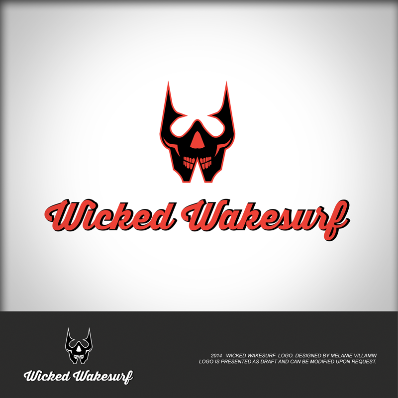 Logo Design by mvillamin for Wicked Wakesurf Designs | Design #4136677