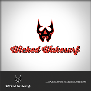 Logo Design by mvillamin for Wicked Wakesurf Designs | Design #4136677