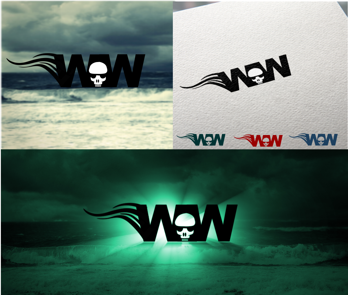Logo Design by Natasa_Radulovic for Wicked Wakesurf Designs | Design #4119128