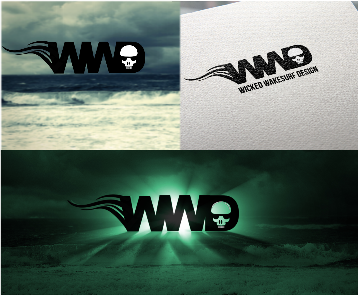 Logo Design by Natasa_Radulovic for Wicked Wakesurf Designs | Design #4131154