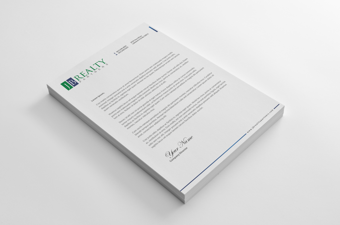 Letterhead Design by HYPdesign for this project | Design #1189186