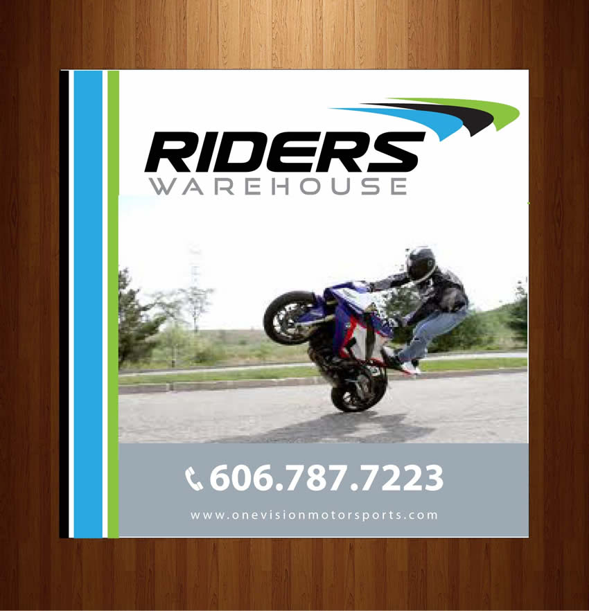 Schilder-Design von Sbss für Riders Warehouse | Design #1153815