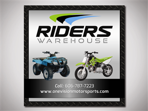 Schilder-Design von Alison für Riders Warehouse | Design: #1150729
