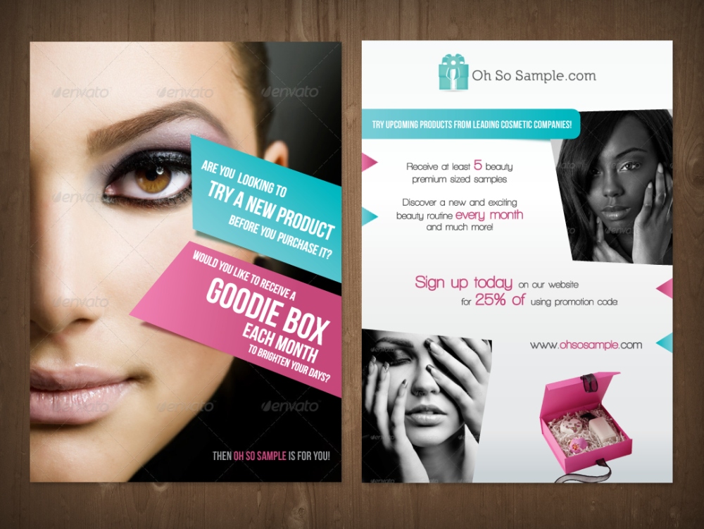 Flyer Design by MNM for Oh So Sample | Design #1179175