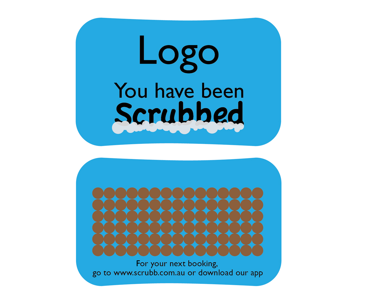 Business Card Design by youjin for Scrubb Pty Limited | Design #4127226