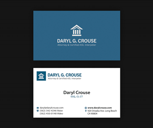 New attorney | Business Card Design by Ethien