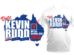 Kevin Rudd T-Shirt Design Contest | Design de T-shirt par D'Mono