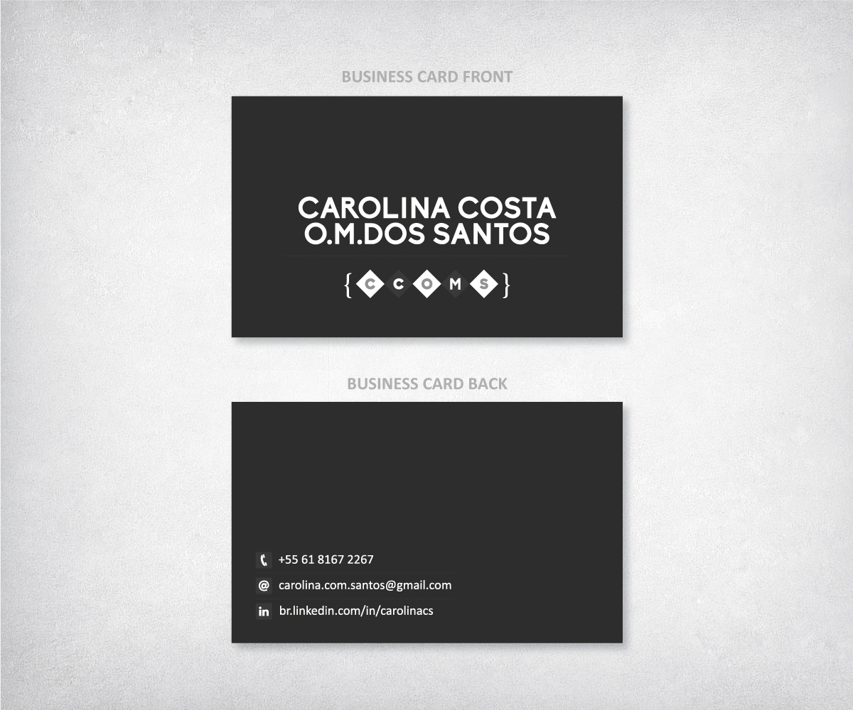 Diseño de Tarjeta de Presentación por Chitra para este proyecto | Diseño #4167566