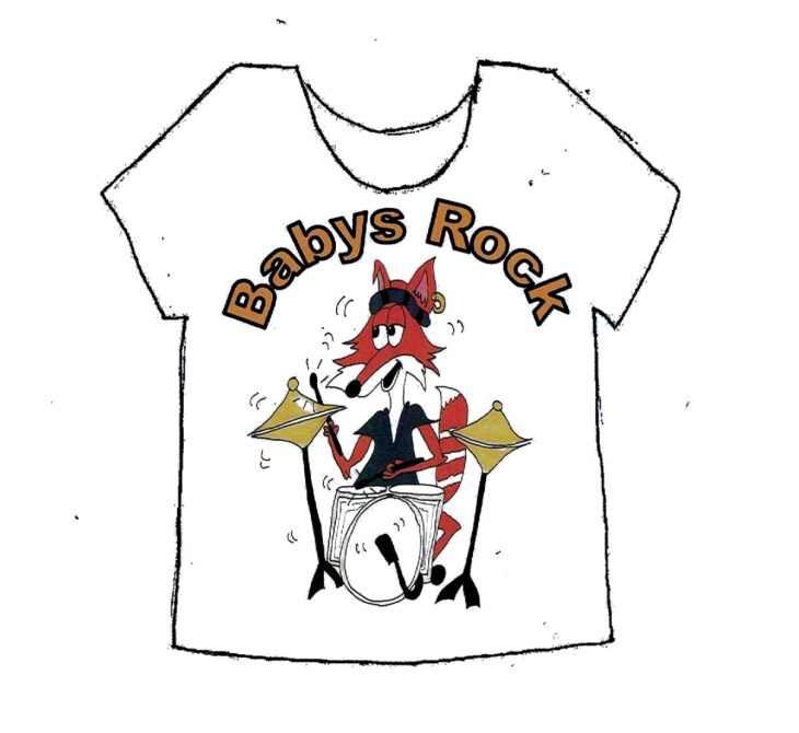 T-Shirt-Design von stevies cartoons für Rock It Baby | Design #1160885