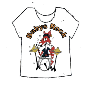 T-Shirt-Design von stevies cartoons für Rock It Baby | Design: #1160885