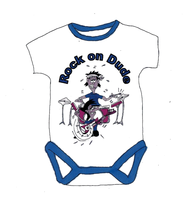 T-Shirt-Design von stevies cartoons für Rock It Baby | Design #1160887