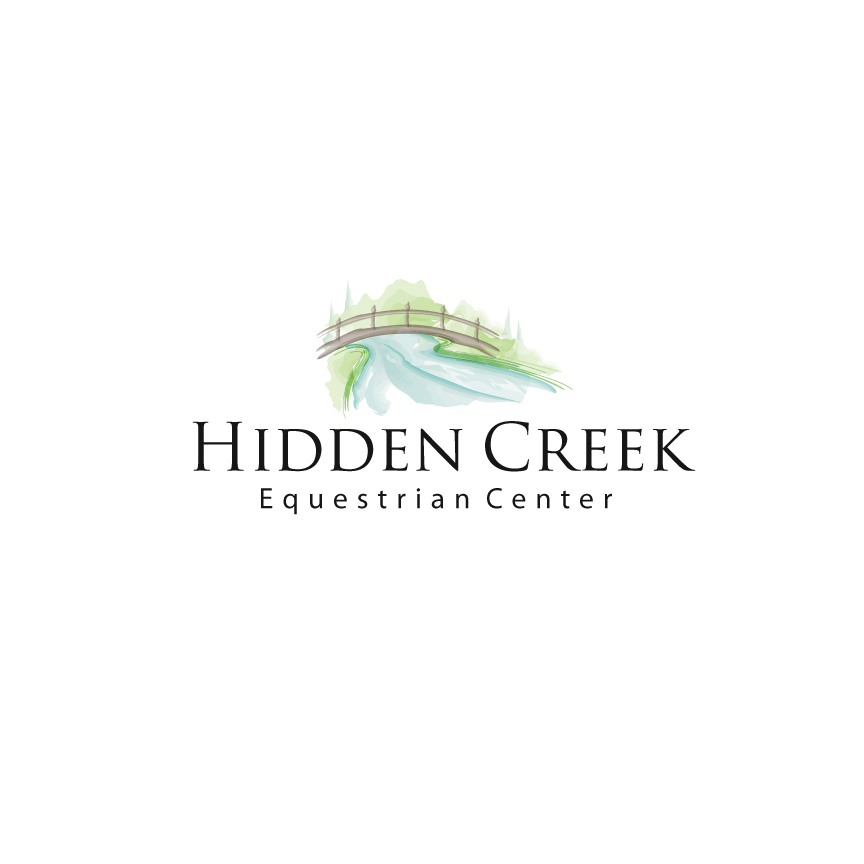 Logo-Design von J. Brandt Studio für Hidden Creek Equestrian Center | Design #4139224
