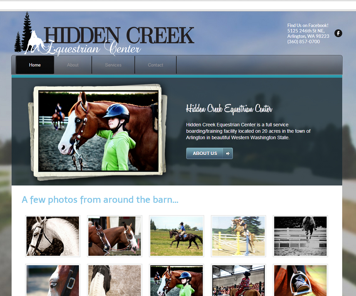 Logo Design by Sindelar Jaroslav for Hidden Creek Equestrian Center | Design #4213715