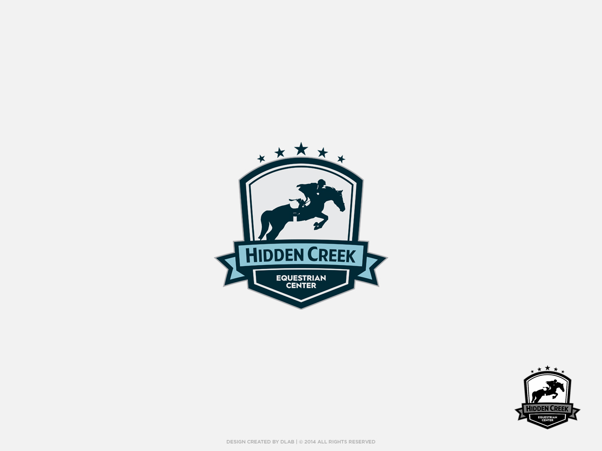 Logo Design by DLab™ for Hidden Creek Equestrian Center | Design #4549692