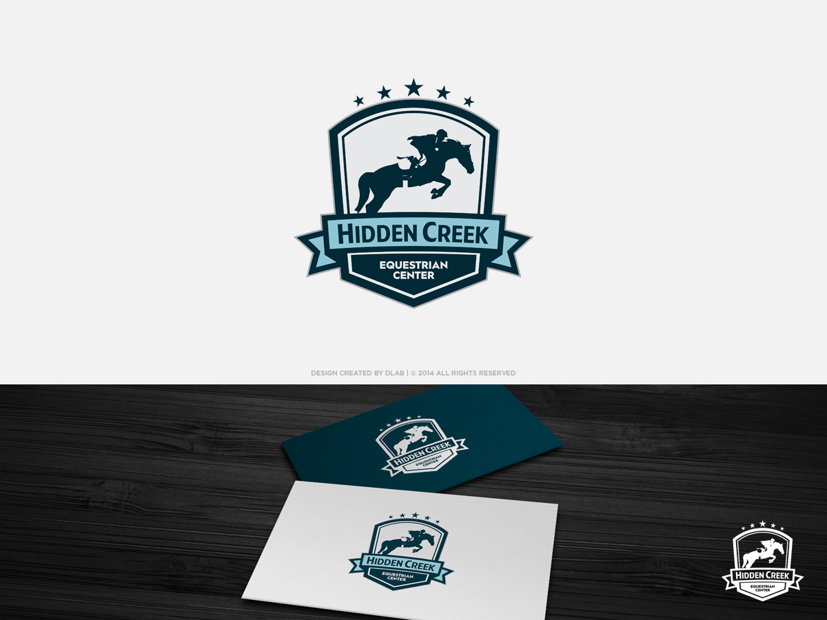 Logo-Design von DLab™ für Hidden Creek Equestrian Center | Design #4549755