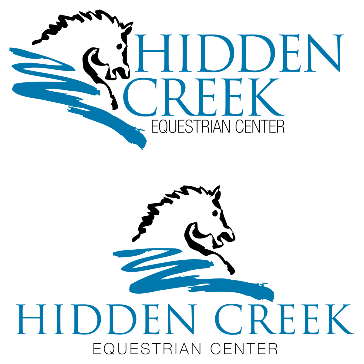 Logo Design by jacob benaroch for Hidden Creek Equestrian Center | Design #4189483